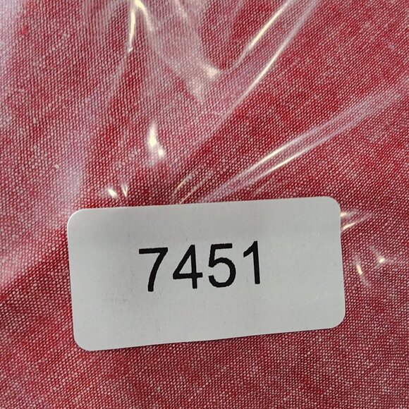 Mens Marc Anthony Red Linen Blend Shirt Button Down Slim Fit Short Sleeve XXL - Picture 9 of 9